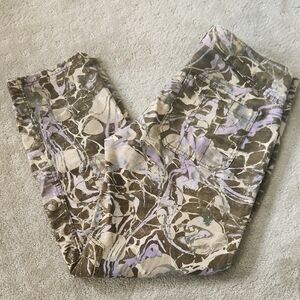 Anthropologie-Pilcro Multicolor Abstract Pants